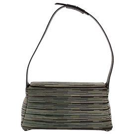 Hermès Hermes Galonne Shoulder Bag Black Green