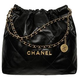 Borsa Hobo Chanel 22 Large Nero