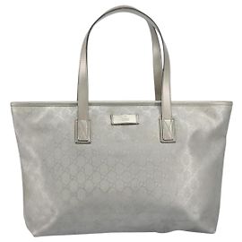 Tote Plus Gucci GG Imprime Medium Argento