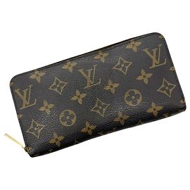 Cartera Zippy Monogram Louis Vuitton Castaño