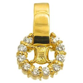 Céline Pendentif Triomphe en diamant de Celine en or jaune 18K Autre