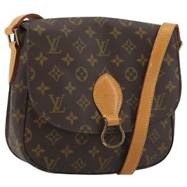 LOUIS VUITTON Bolsa de Ombro Monogram Saint Cloud GM M51242 LV Auth ep15064A Monograma