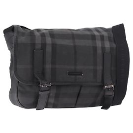 Borsa a Spalla BURBERRY Nova Check Nera Auth ka5113 Nero