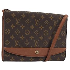 LOUIS VUITTON Bolsa de Ombro Monogram Bordeaux 27 M51797 LV Auth bs35967 Monograma