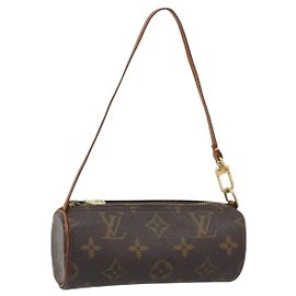 LOUIS VUITTON Monogram Papillon Pouch LV Auth bs36057 Monogramme