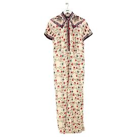 Sandro Beige Viscose Jumpsuit Beige