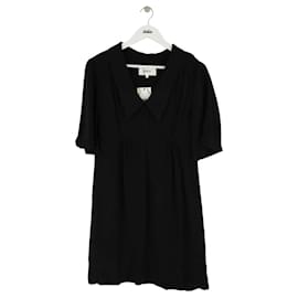 Ba&Sh Schwarzes Viskose Kleid Schwarz