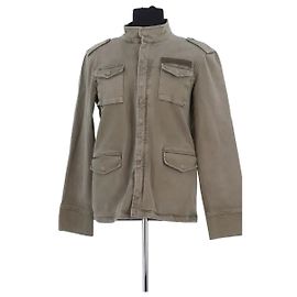 Chaqueta Anine Bing de algodón caqui Caqui