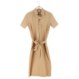Valentino Baumwollkleid Camel Kamel