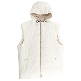 Autre Marque Chaleco de lana con capucha Eleventy, Beige, Talla 50 IT Beige