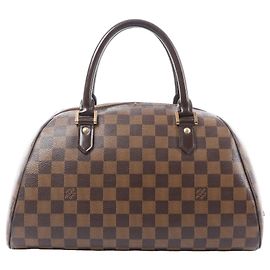 Bolso Louis Vuitton Ribera MM Damier Ebene Marrón N41434 Roja