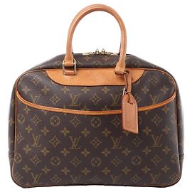 Bolsa Louis Vuitton Deauville em Canvas Monogram marrom M47270 Bege