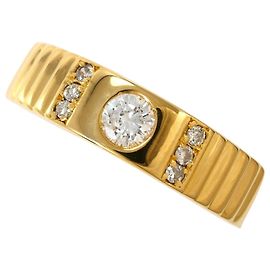 Autre Marque 18K Gelbgold Diamantring Golden