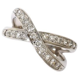 Autre Marque 18K Weißgold-Ring mit Diamant Golden