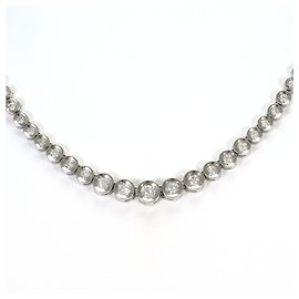 Autre Marque PT850 Platinum Necklace with Diamonds Other