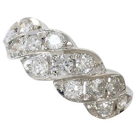 Autre Marque Platin 900 Ring mit Diamant Andere