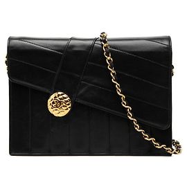 Borsa a tracolla Chanel Coco Mark Chain Flap Nero