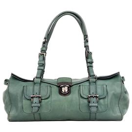 Bolsa de ombro baguette Prada 2000s 'Easy' Sybille East-West Verde