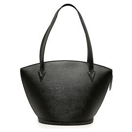 Sac cabas Louis Vuitton Epi Saint Jacques Noir
