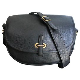 Hermès Balle de Golf Borsa Pelle Nera Nero