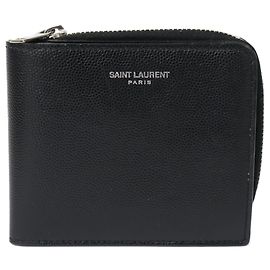 Yves Saint Laurent East West Bi-fold Wallet Black