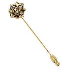 Spilla Chanel 1095 Coco Mark in oro giallo D'oro