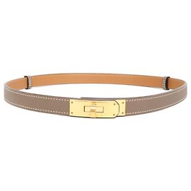 Cinturón Kelly Hermès en piel Epsom Otro