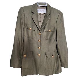 ESCADA Margaretha Ley Vintage Blazer Green