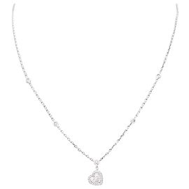 Colar Messika, « Joy Taille Cœur » em ouro branco e diamantes. Outro