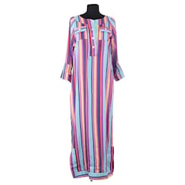 Autre Marque Vestido AML Paris multicolor de algodón Multicolor