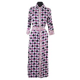 Autre Marque Vestido de algodão violeta AML Paris Roxo