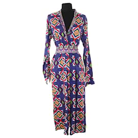 Autre Marque Vestido multicolor de algodón AML Paris Multicolor