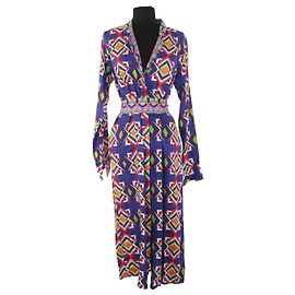 Autre Marque Vestido de algodón azul AML Paris Azul