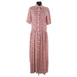 Autre Marque Vestido AML Paris de algodão rosa Rosa