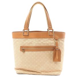 Louis Vuitton Mini Lucille GM Monogram Linen em Bege M92683 Bege