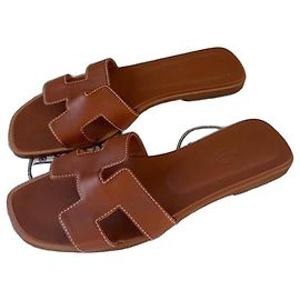 Hermès Oran Mules camel Hermes Andere