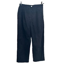 Rouje Black Cotton Pants Size 40 Black