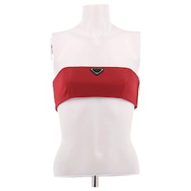 Top bandeau rouge Prada Rouge