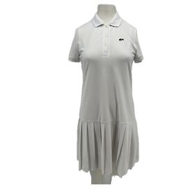 Vestido polo Lacoste blanco Blanco