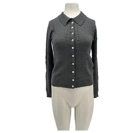Autre Marque DAMSON MADDER Cardigan aus Wolle Grau Grau