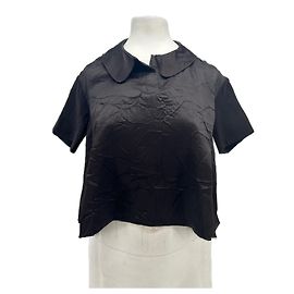 Autre Marque NACKIYÉ Black Satin Blouse Black