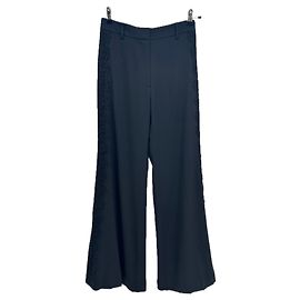 Filippa K Black Wide Leg Pants Black
