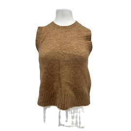 Soeur Pull sans manches "Namaste" Marron