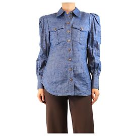Zimmermann Camicia in denim blu - taglia UK 10 Blu