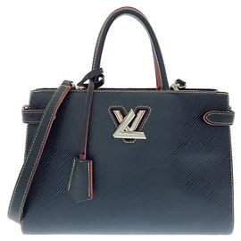 Borsa Tote Louis Vuitton Epi Twist Blu