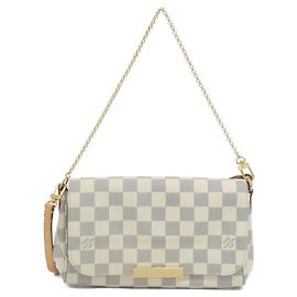 Louis Vuitton Damier Azur Favorite PM Shoulder Bag Blue