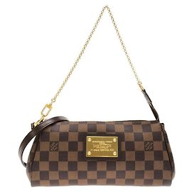 Bolsa de Ombro Louis Vuitton Damier Eva Damier ebene