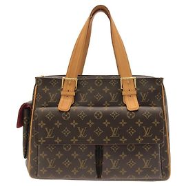 Borsa Louis Vuitton Monogram Multipli Cité Marrone