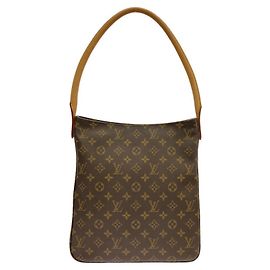 Bolsa de Ombro Louis Vuitton Monogram Looping GM Marrom