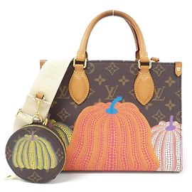 Louis Vuitton Monogram OnTheGo PM Handbag Brown